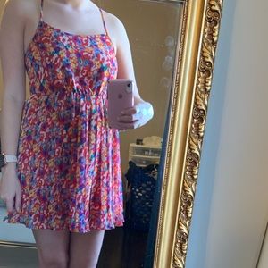 Red Flowery Dress